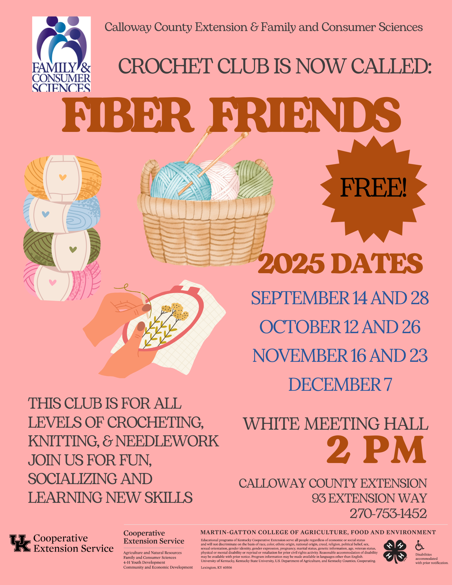 Fiber Friends Informational Flyer